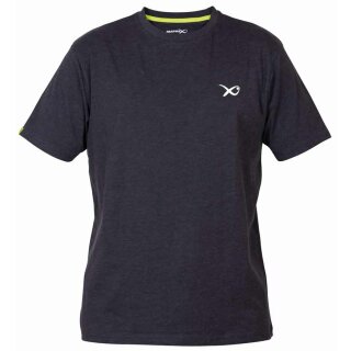 Matrix Minimal Black Marl T-Shirt - XLarge